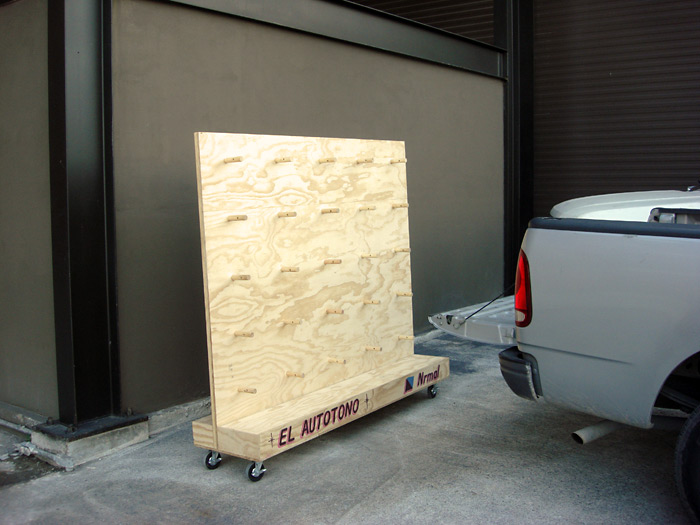 At the end of the three days Design fair, we put it back in the pick-up... At the end of the three days Design fair, we put it back in the pick-up...