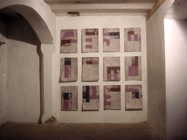 The 12 pieces, result of the experiment. The 12 pieces, result of the experiment.