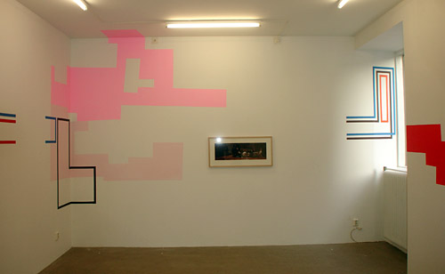 The gallery right before the opening The gallery right before the opening