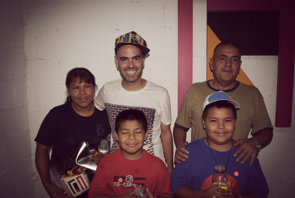 Javi's family, my neighbors! Javi's family, my neighbors!