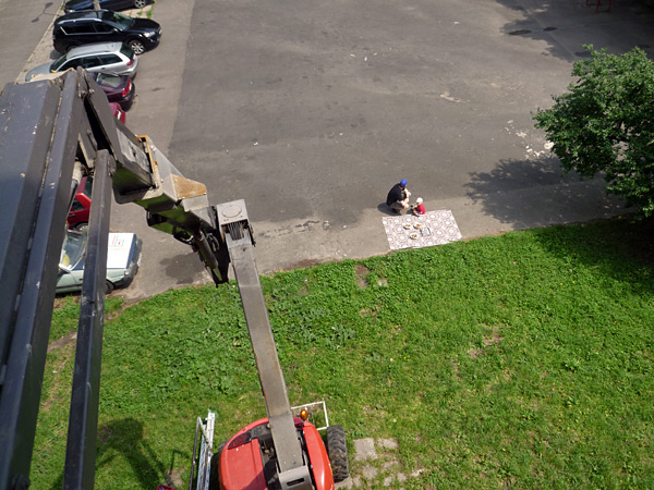 Antoni and Maciek bringing us some picnic!